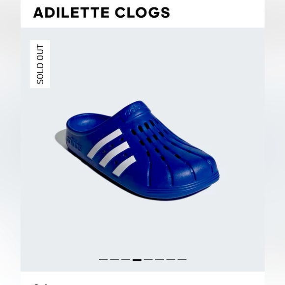 Never Worn Adilette Clogs in Color Royal Blue Size 7 in Men - Picture 4 of 16